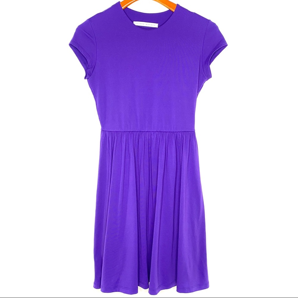 Susana Monaco purple short sleeve dress/ S/M